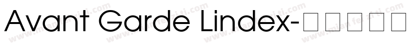 Avant Garde Lindex字体转换